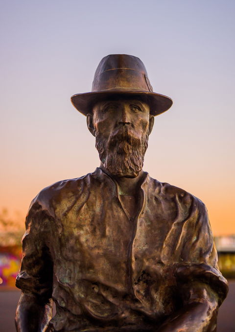Paddy Hannan's Statue - Port Augusta Accommodation 0