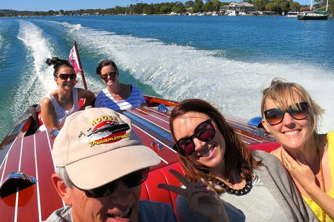 Noosa River Cruise For 3 To 4 People On A Classic Mahogany Speed Boat - 90 Min. - Port Augusta Accommodation 1
