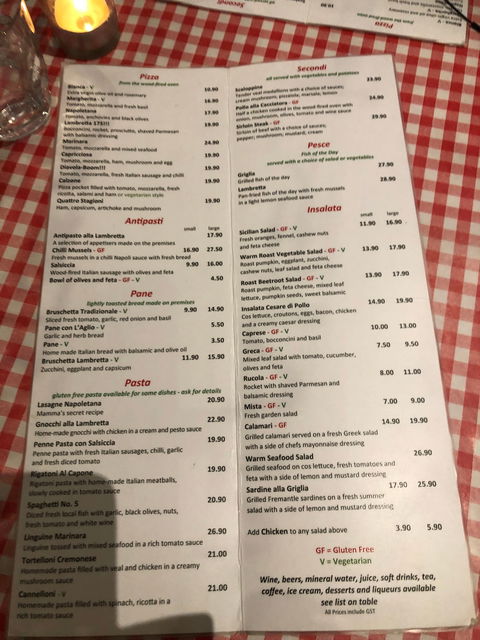 Lambretta Cucina Italiana - Port Augusta Accommodation 2