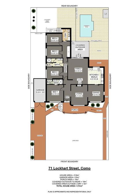 Big House Heated Pool 11 Beds Como / South Perth / Applecross - Port Augusta Accommodation 1