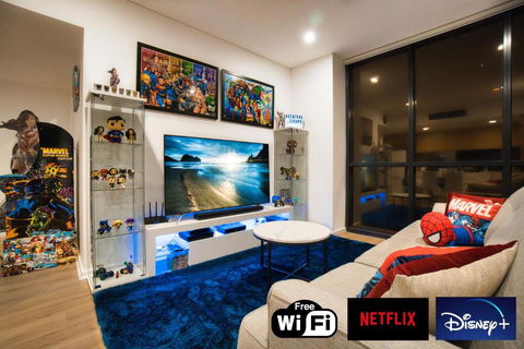 DC Vs Marvel Theme Ft Arcade Machine Pool Gym Sauna BBQ - Port Augusta Accommodation 1